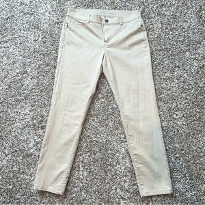 NEW YORK & COMPANY ANKLE LEGGINGS Khaki Pants Size 4